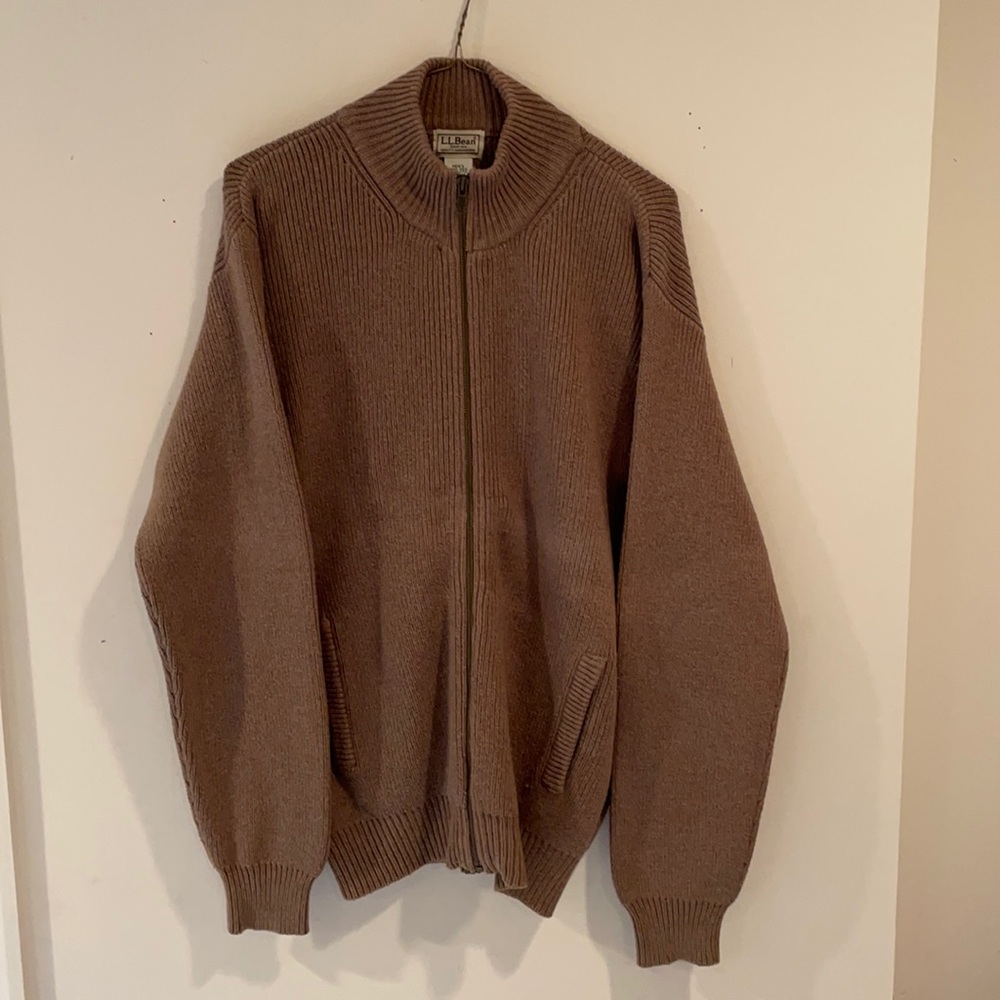 Men’s LL Bean Zip Up Sweater